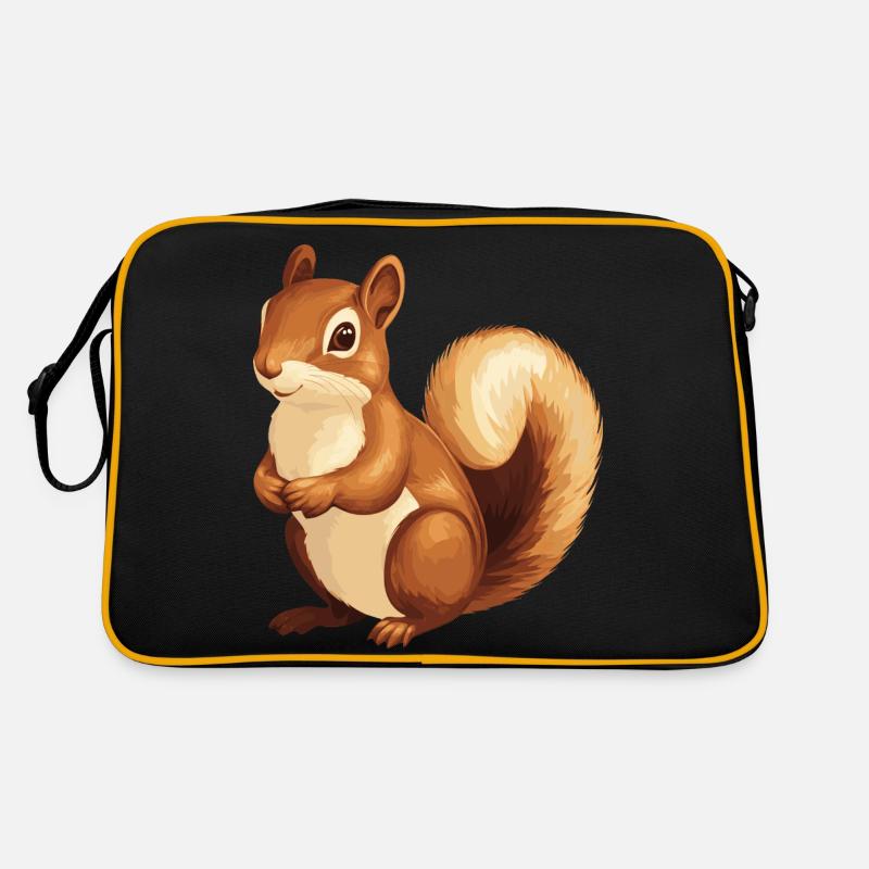 Eichhörnchen Retro Tasche