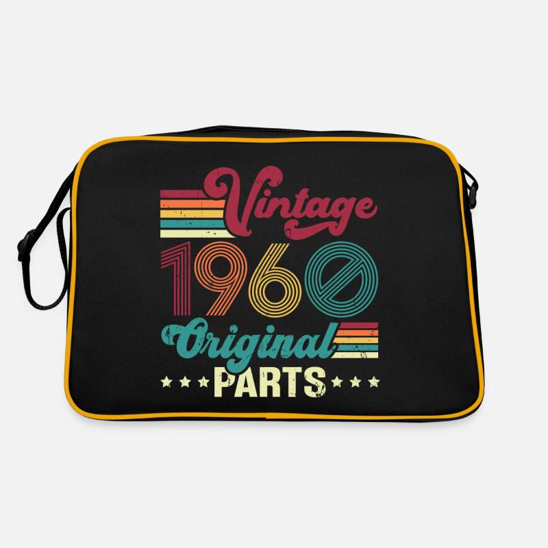 Vintage 1960 Original, Geburtstagsgeschenk Retro Tasche