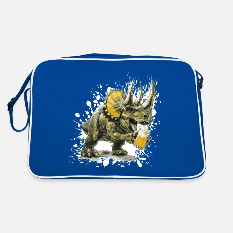 Dinosaurier triceratops Bier Retro Tasche