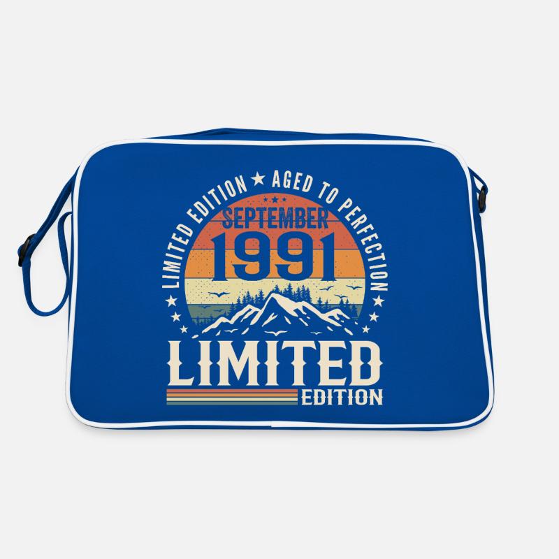 September 1991, September 1991 Birthday Gift Retro Bag