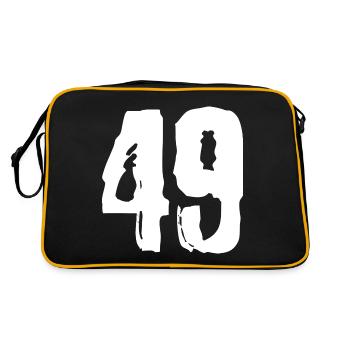 49 number jersey - Retro Bag - black/gold - Back