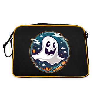 Cute little bogeyman - Retro Bag - black/gold - Back