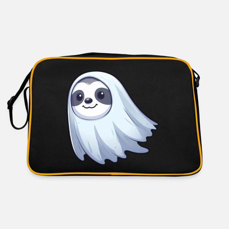 Cute Halloween Sloth Ghosts Ghost Haunted Car Retro Bag