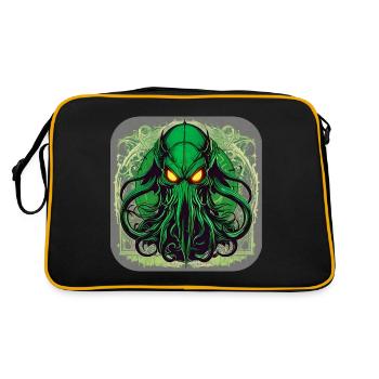 Monstre immortel de Cthulhu dans l’univers - Sac Retro - noir/or - Dos