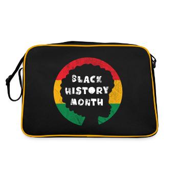 Black History Month - Retro Bag - black/gold - Back