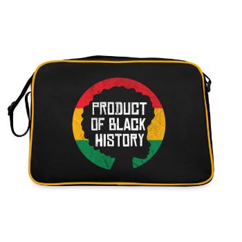 Product of Black History - Retro Bag - black/gold - Back