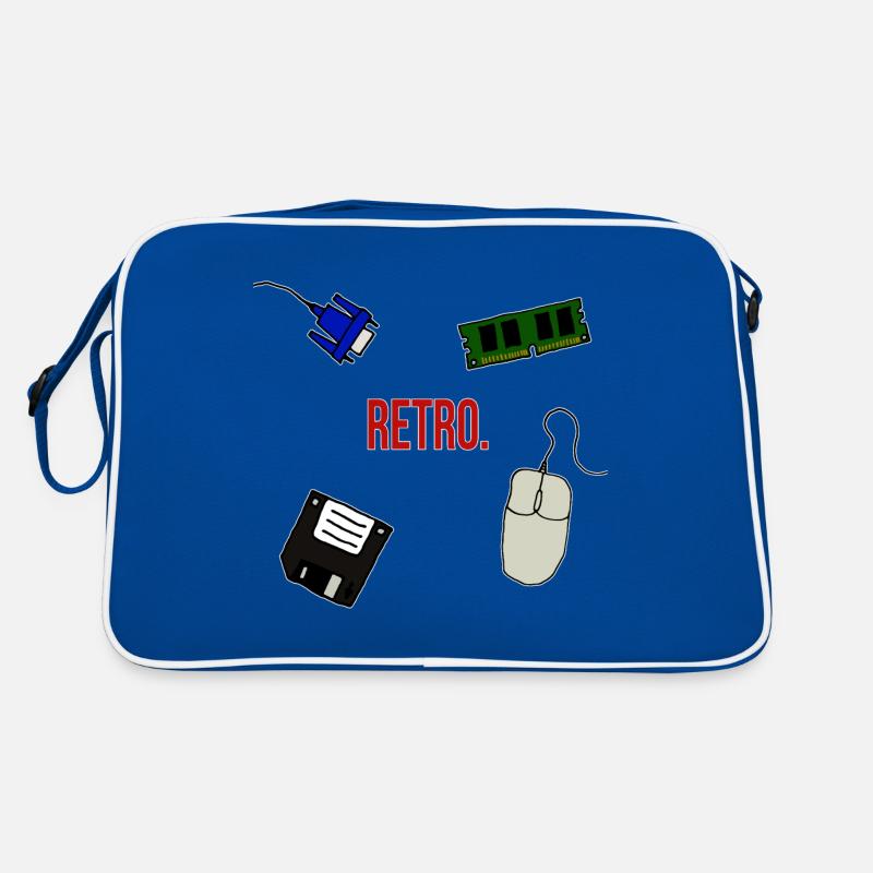 Retro Computer Schriftzug Statement Geschenk 90er Retro Tasche
