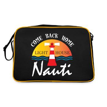 Phare Nautica - Sac Retro - noir/or - Dos
