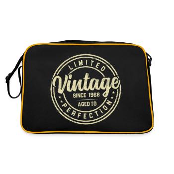 Vintage Des Années 1966 Cadeau D’anniversaire 1966 - Sac Retro - noir/or - Dos