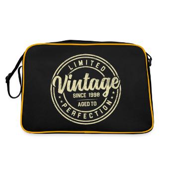 Vintage Des Années 1998 Cadeau D’anniversaire 1998 - Sac Retro - noir/or - Dos