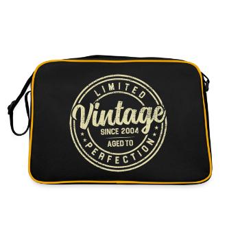 Vintage Des Années 2004 Cadeau D’anniversaire 2004 - Sac Retro - noir/or - Dos