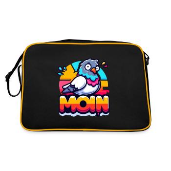 Moïn ! - Sac Retro - noir/or - Dos