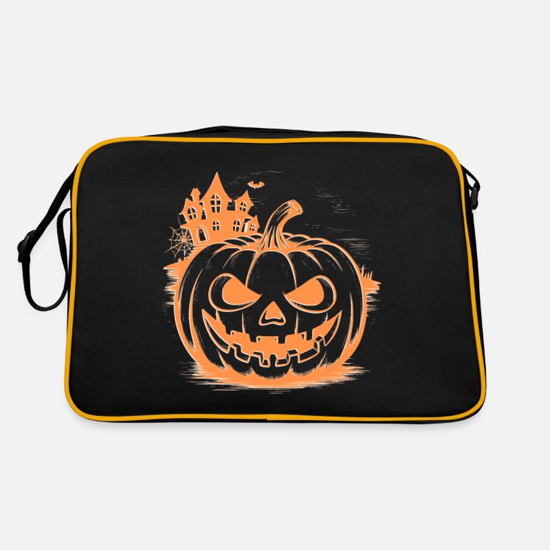 Halloween Pumpkin Retro Bag