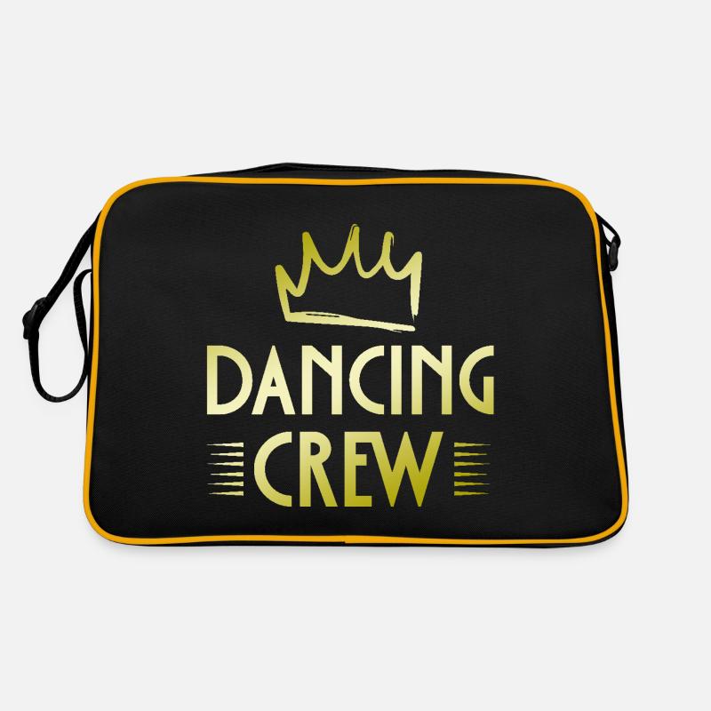 Équipe de danse - Sac Retro - noir/or
