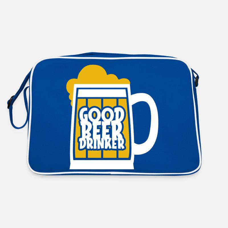 Good beer drinker Retro Bag