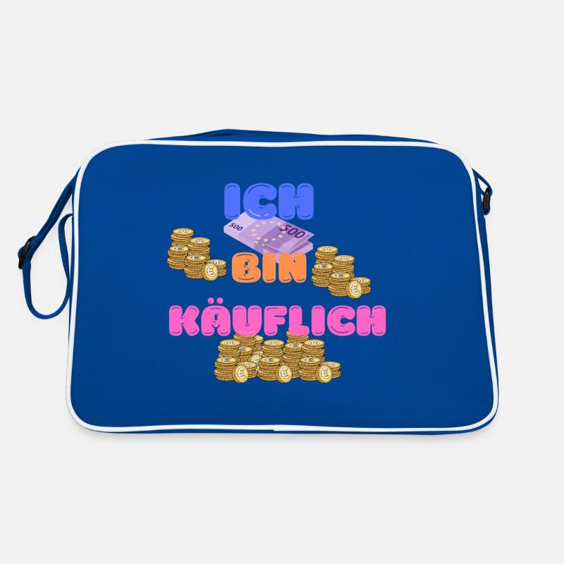 ICH BIN KÄUFLICH Retro Tasche