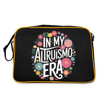 Altruismo Selfless Giving Giving School Spirit - Retro Bag - black/gold - Back