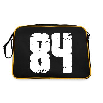 84 Number Vintage - Retro Bag - black/gold - Back