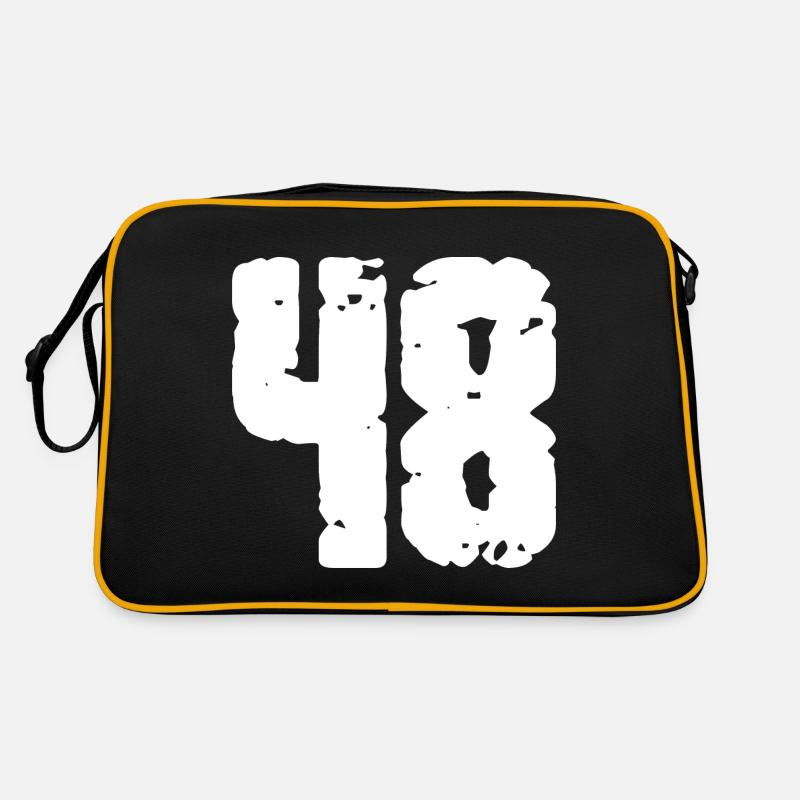 48 Number Vintage Retro Bag