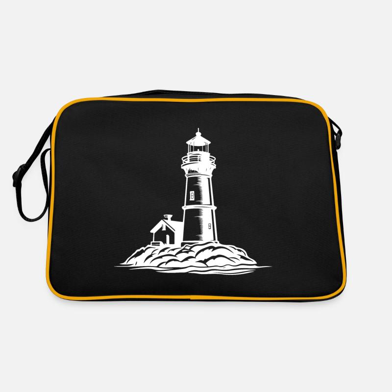 Lighthouse Coast Icon Retro Bag