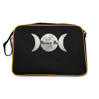 Bénédictions Triple Lune - Sac Retro - noir/or - Dos