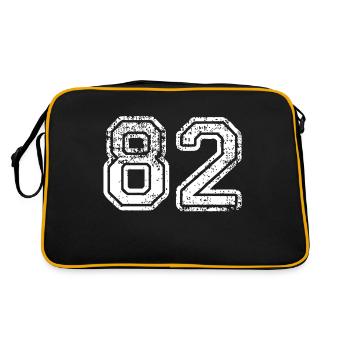 82 - Retro Bag - black/gold - Back