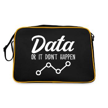 Data Or It Didnt Happen Data Analyst Data Tees - Sac Retro - noir/or - Dos