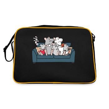 Family time - Retro Bag - black/gold - Back