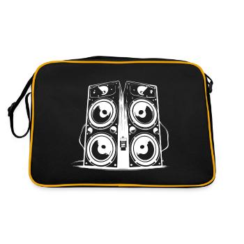 Boîtes à Musique Party Bass - Sac Retro - noir/or - Dos