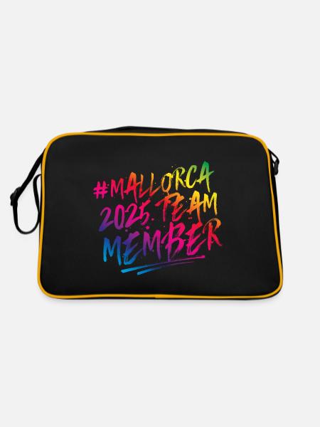 Mallorca 2025 Team Colorful - Retro Bag - black/gold - Back