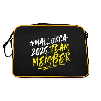 Majorque 2025 Équipe - Sac Retro - noir/or - Dos