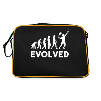 Évolution du tennis - Sac Retro - noir/or - Dos