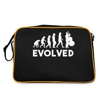 Cadeau pour violoncelle - Sac Retro - noir/or - Dos