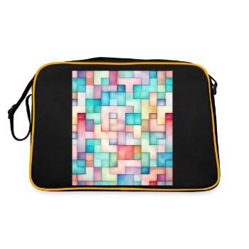 MOSAïQUE STREET ART - Sac Retro - noir/or - Dos