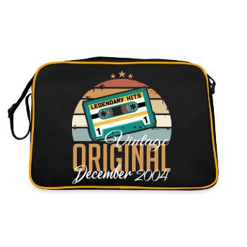 December 2004 - Legends were born in 2004 - Retro Bag - black/gold - Back