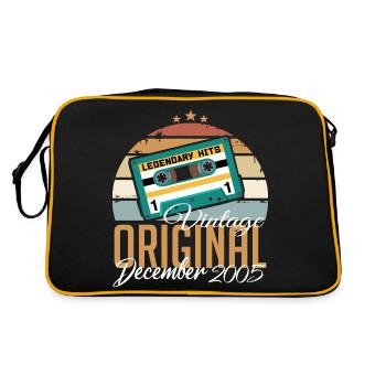 December 2005 - Legends were born in 2005 - Retro Bag - black/gold - Back