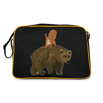 Amis des animaux - Sac Retro - noir/or - Dos