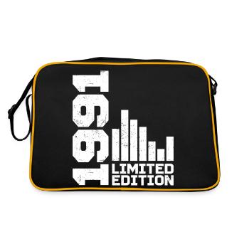 Millésime 1991 Cadeau d’anniversaire 1991 Année 1991 - Sac Retro - noir/or - Dos