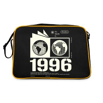 Vintage, 1996, Rétro, Cadeau d’anniversaire, 1996 - Sac Retro - noir/or - Dos