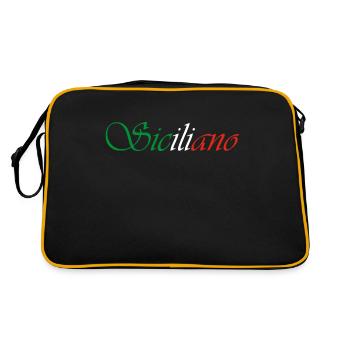 Siciliano - Sac Retro - noir/or - Dos