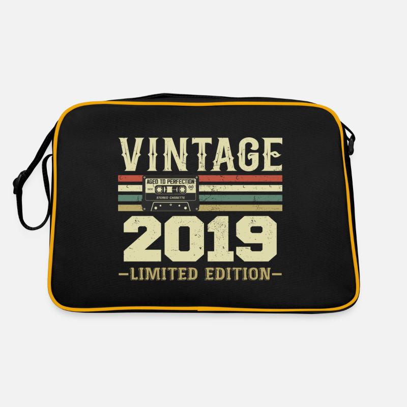 Vintage 2019 Retro Geburtstagsgeschenk 2019 Retro Tasche