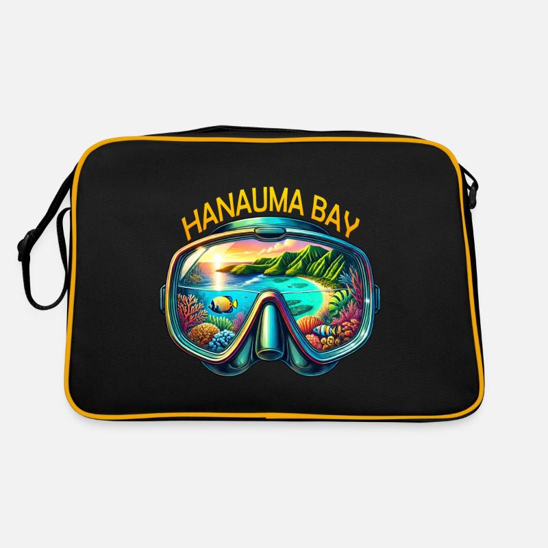 Hanauma Bay Plongée Hawaï Plage de plongée en apnée Sac Retro