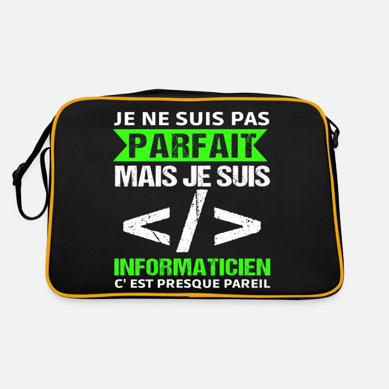 Humour Geek Cadeau Informaticien Programmeur Sac Retro