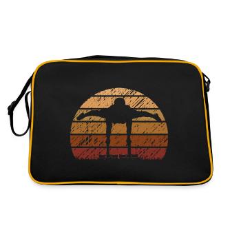 Calisthenics Push Up Vintage Training - Retro Bag - black/gold - Back