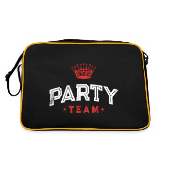 Équipe du parti - Sac Retro - noir/or - Dos