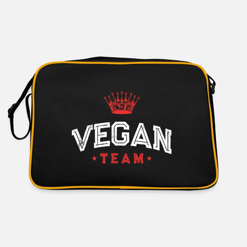 Équipe végétalienne Sac Retro