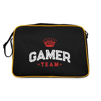 Équipe de joueurs - Sac Retro - noir/or - Dos
