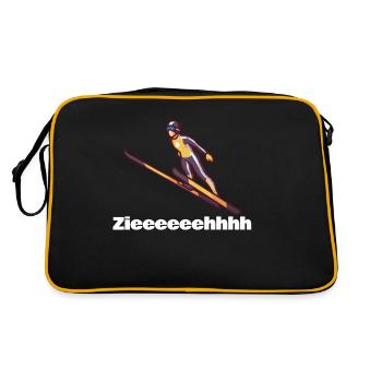 Ski jumper SKI JUMPING GIFT - Retro Bag - black/gold - Back