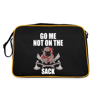 Denglisch Gift Go Me Not On The Sack - Retro Bag - black/gold - Back