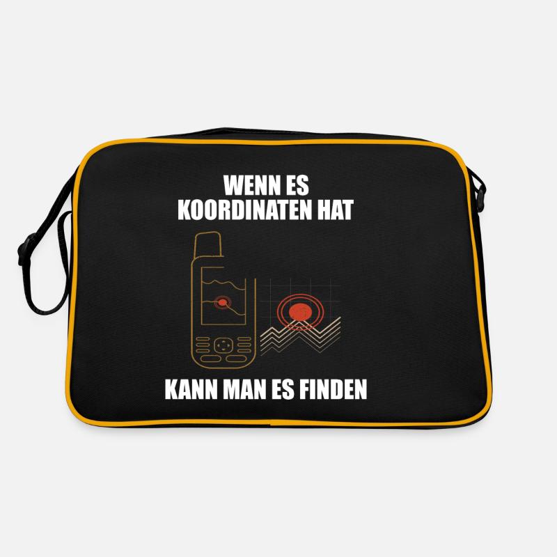 Geocaching Geocacher Retro Tasche